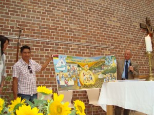 DSC08557 Valmir Soares entrega painel a Diretor